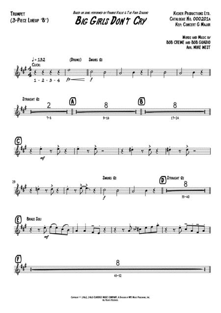 Big Girls Dont Cry 3 Piece Brass Section B Page 2