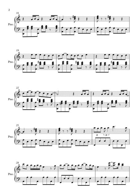 Billie Jean A Minor By Michael Jackson Piano Page 2