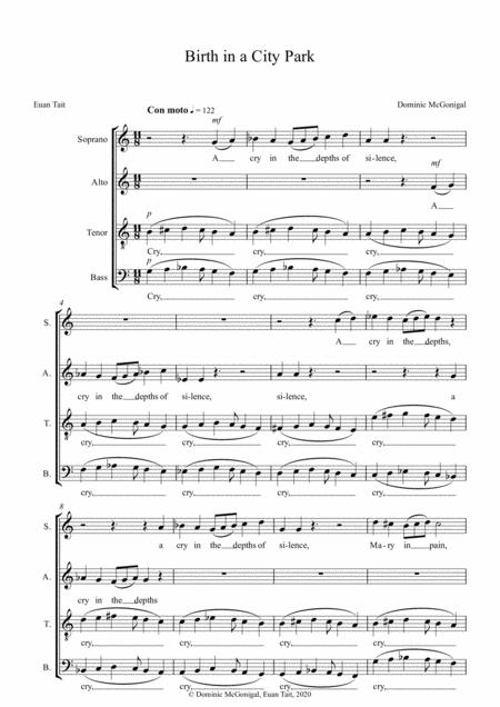 Birth In A City Park Satb Page 2