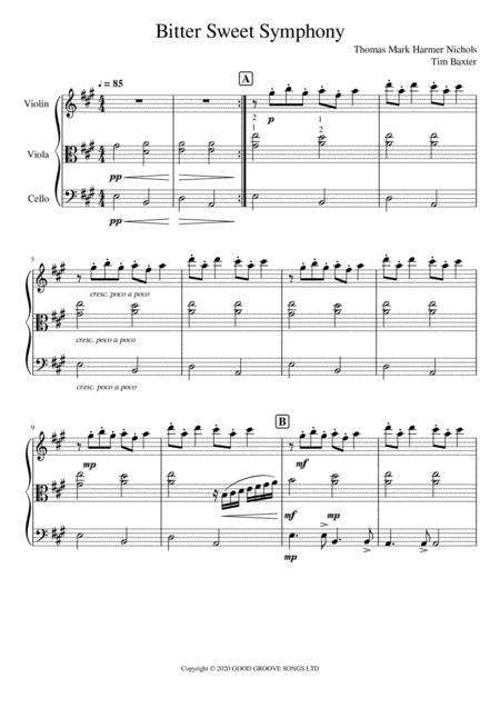 Bittersweet Symphony String Trio Page 2