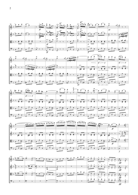 Bizet Aragonaise From Carmen For String Quartet Cb101 Page 2