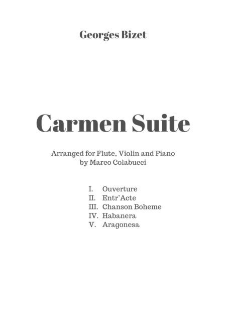 Bizet Carmen Suite Page 2