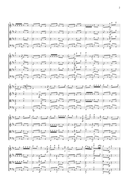Bizet Habanera From Carmen For String Quartet Cb102 Page 2