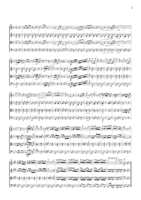 Bizet Les Toreadors From Carmen For String Quartet Cb103 Page 2