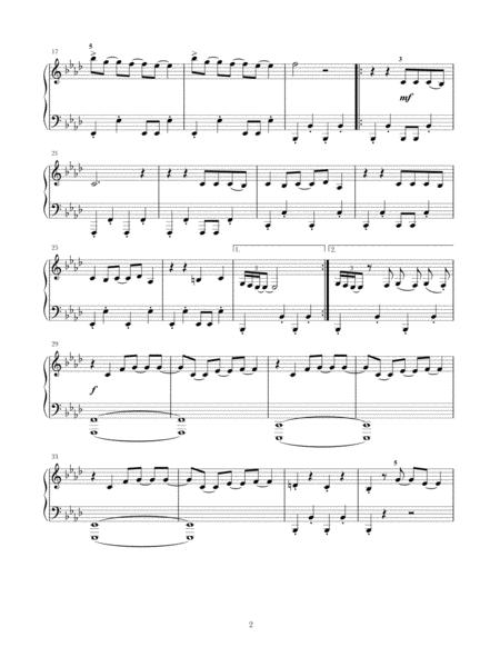 Blinding Lights By The Weeknd Piano Solo Intermediate Version Page 2