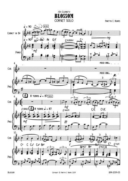 Blossom Cornet Solo With Piano Page 2