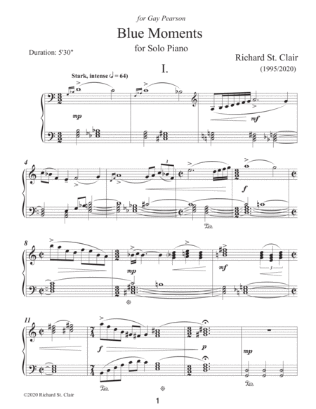 Blue Moments For Solo Piano Page 2