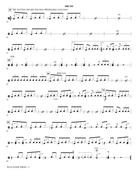 Blue Suede Shoes Arr Kirby Shaw Drums Page 2