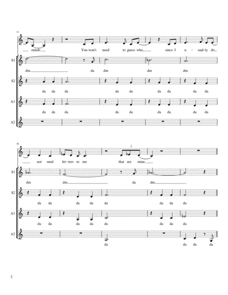 Bluebird Ssaa A Cappella Page 2