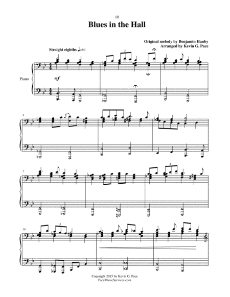 Blues In The Hall Advanced Piano Solo Page 2