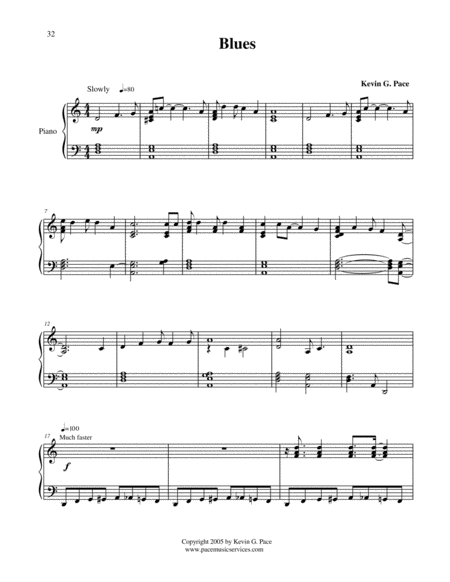 Blues Original Piano Solo Page 2