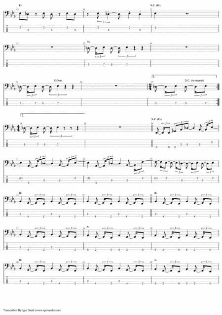 Body Language Queen John Deacon Complete And Accurate Bass Transcription Whit Tab Page 2