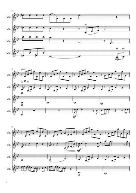 Bohemian Rhapsody 4 Violins Page 2