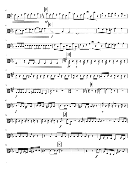 Bohemian Rhapsody String Ensemble 2nd Viola Page 2