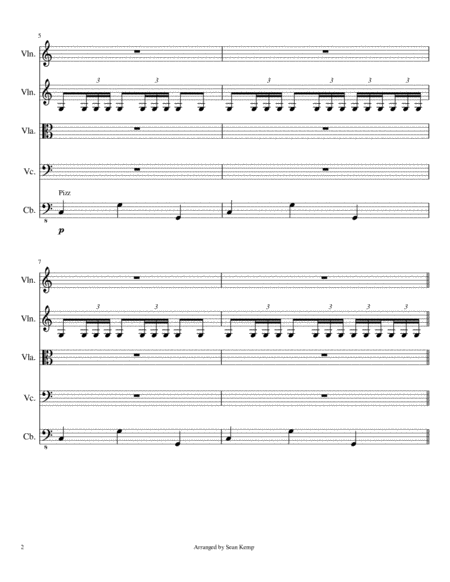 Bolero Arranged For String Quintet Page 2