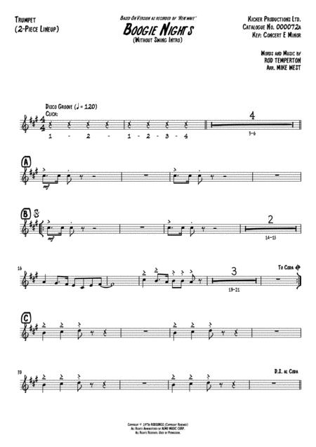 Boogie Nights 2 Piece Brass Section Page 2