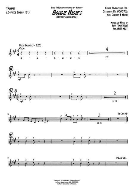 Boogie Nights 3 Piece Brass Section B Page 2