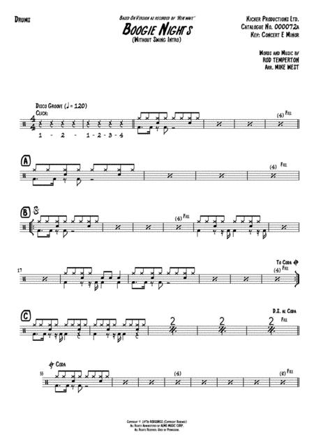 Boogie Nights Drums Page 2