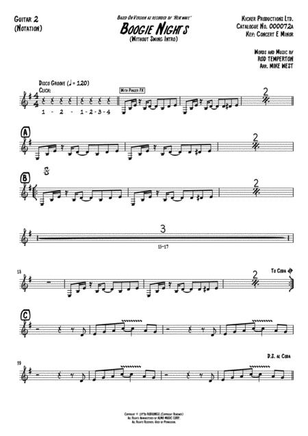 Boogie Nights Guitar 2 Page 2