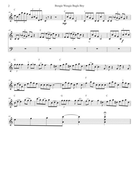 Boogie Woogie Bugle Boy Duet For Violin And Cello Page 2