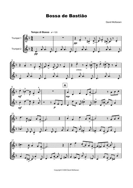 Bossa De Bastio For Trumpet Duet Page 2