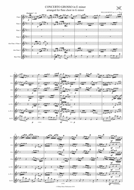 Boyce Concerto Grosso Arr Flute Choir Page 2