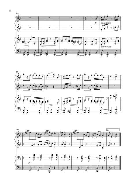 Brahms Hungarian Dance No 3 1 Piano 4 Hands Page 2