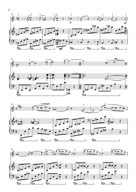 Brahms Intermezzo In A Minor For Violin And Piano Page 2