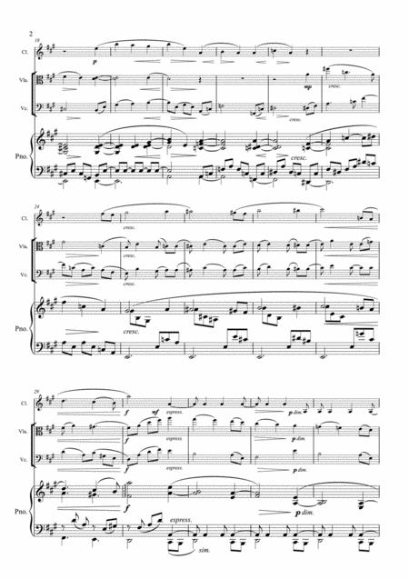 Brahms Intermezzo Op 118 No 2 Clarinet Viola Cello Piano Page 2