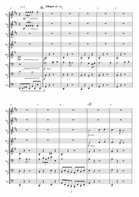 Brass Octet Selection From New World Symphony 9th Symphony Op 95 Page 2