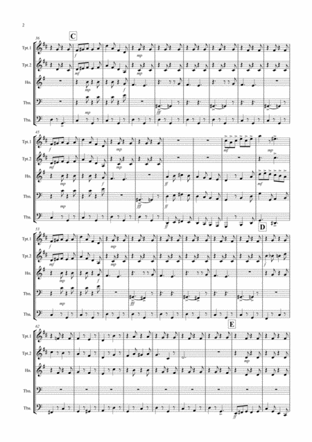 Brass Quintet No 2 Op 3 The Party Movement 3 Page 2