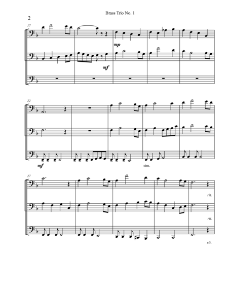 Brass Trio No 1 Page 2