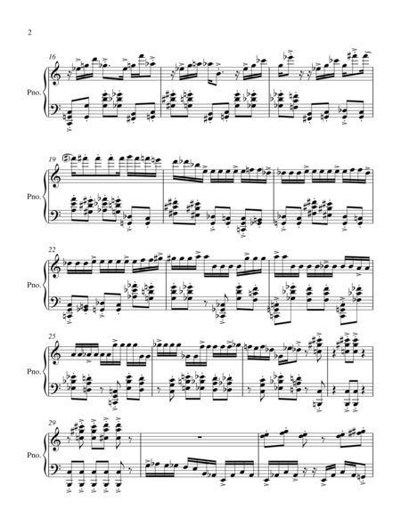 Brazil Dance No 8 For Solo Piano Page 2