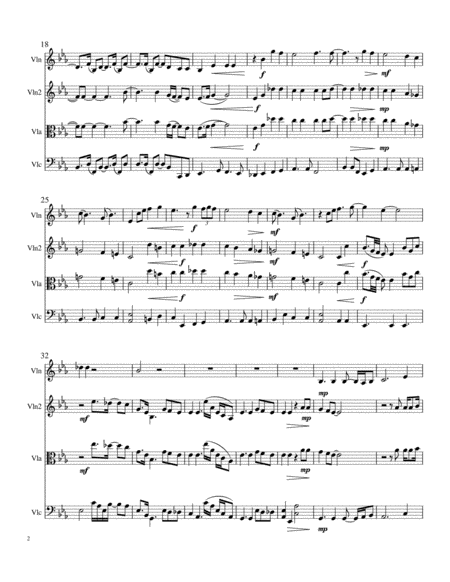 Bridge Over Troubled Waters For 2 Violins And Cello Or Violin Viola Cello Trio Page 2