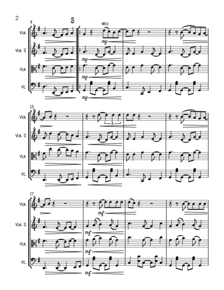 Brown Eyed Girl String Trio Optional Vln 2 Or Vla Page 2