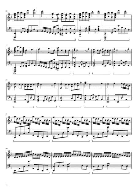 Bts Fake Love Piano Cover Page 2