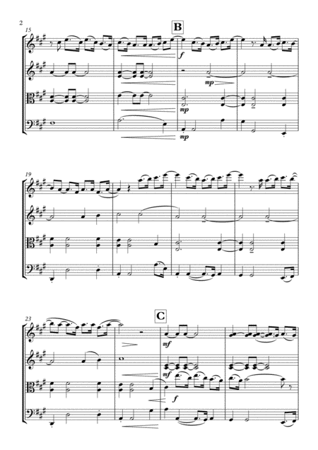 Bubbly String Quartet Page 2