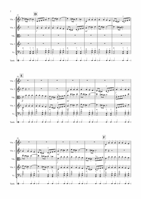 Burnies Basse Dance For String Quartet Page 2