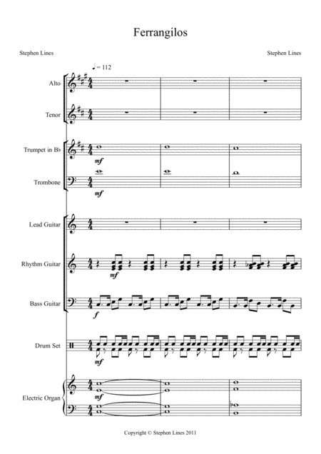 Burnies Reggae 2 For Double Bass Quartet Page 2