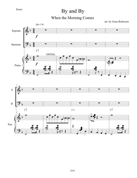 By And By When The Morning Comes Big Band Gospel Choir Page 2