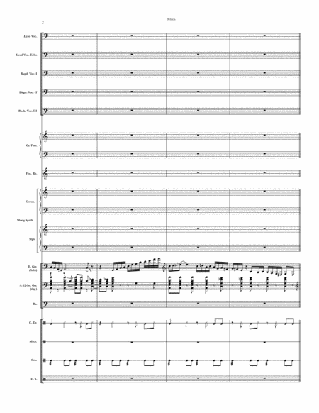 Byblos Chicago Complete Score Page 2