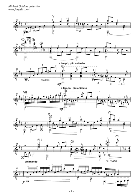 C A Bixio Parlami D Amore Mariu Arr For Guitar Page 2