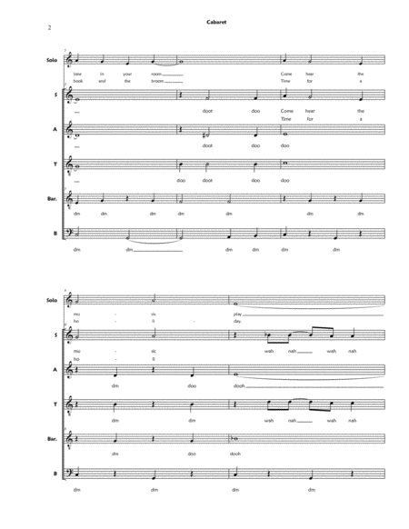 Cabaret Satbb With Solo A Cappella Page 2