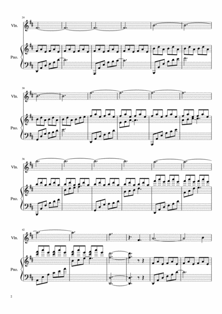 Cacciapaglia Figlia Del Cielo Arr Piano Violin Page 2