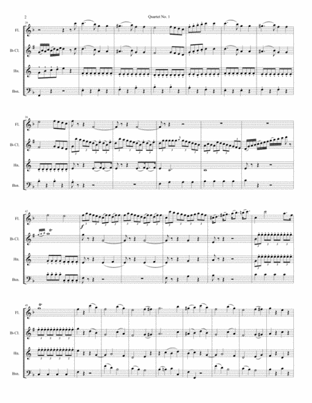 Cambini Quartet No 1 For Wind Quartet Page 2