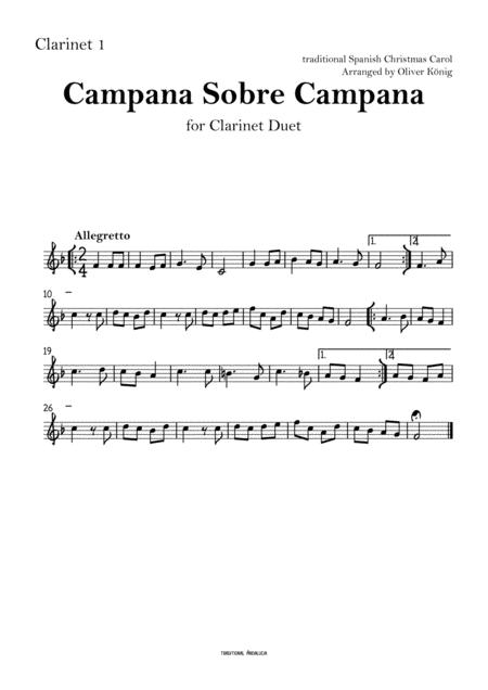 Campana Sobre Campana For 2 Clarinets Page 2