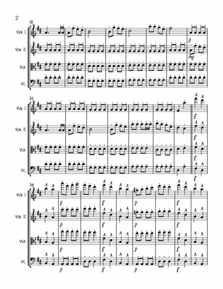 Can Can All The Way String Quartet Page 2