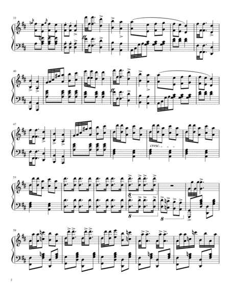Can Can By Jacques Offenbach Hard Version Arranged By Nikita Khryapin Page 2