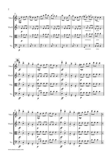 Can Can From Orfeus In The Underworld String Quartet Page 2