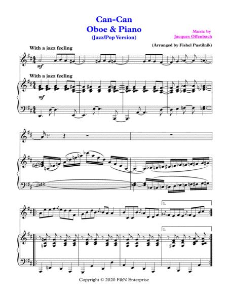 Can Can Jazz Pop Version For Oboe And Piano Video Page 2